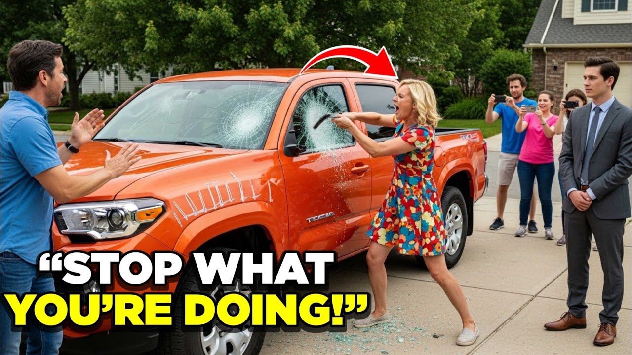 HOA President Destroyed My Visitor's Truck — She Panicked When I Revealed He’s the District Attorney
