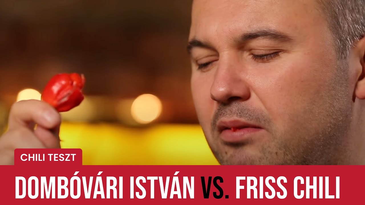 Dombóvári István  egy erős paprika teszt alá veti magát 😱💥