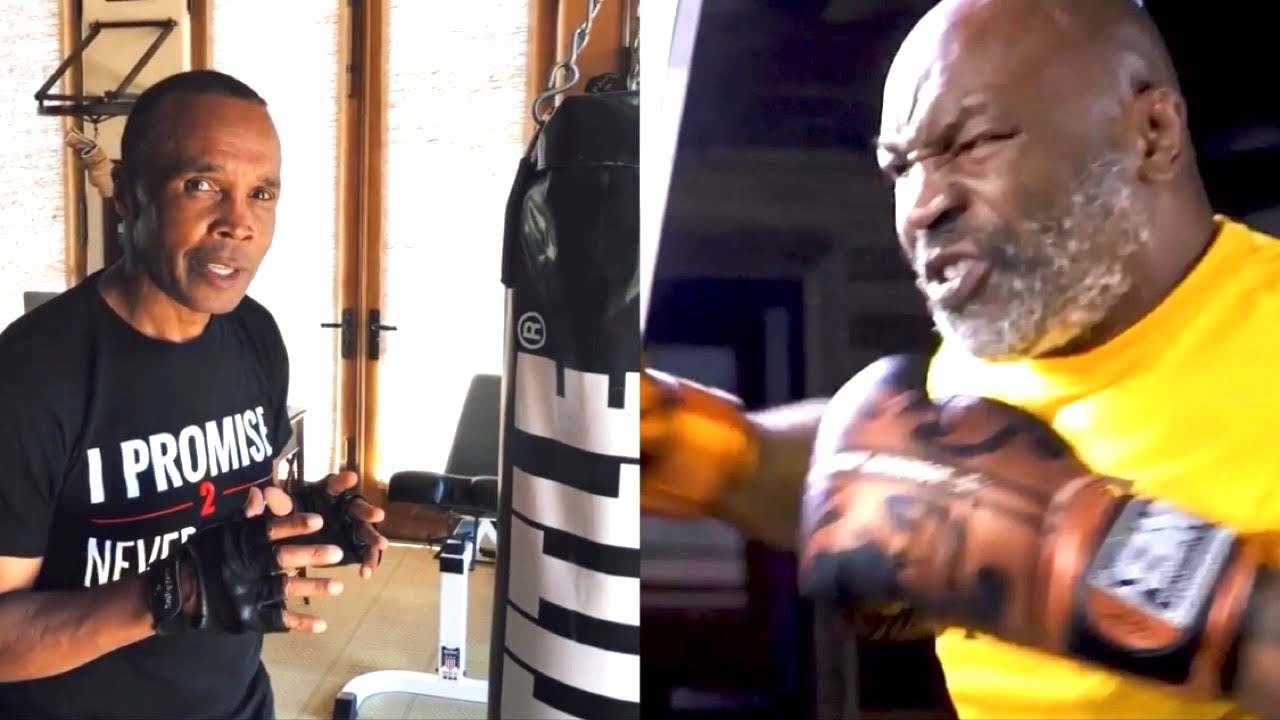 SUGAR RAY LEONARD TIPS ON HOW TO HIT THE HEAVY BAG LIKE IRON MIKE TYSON, WATCH & LEARN