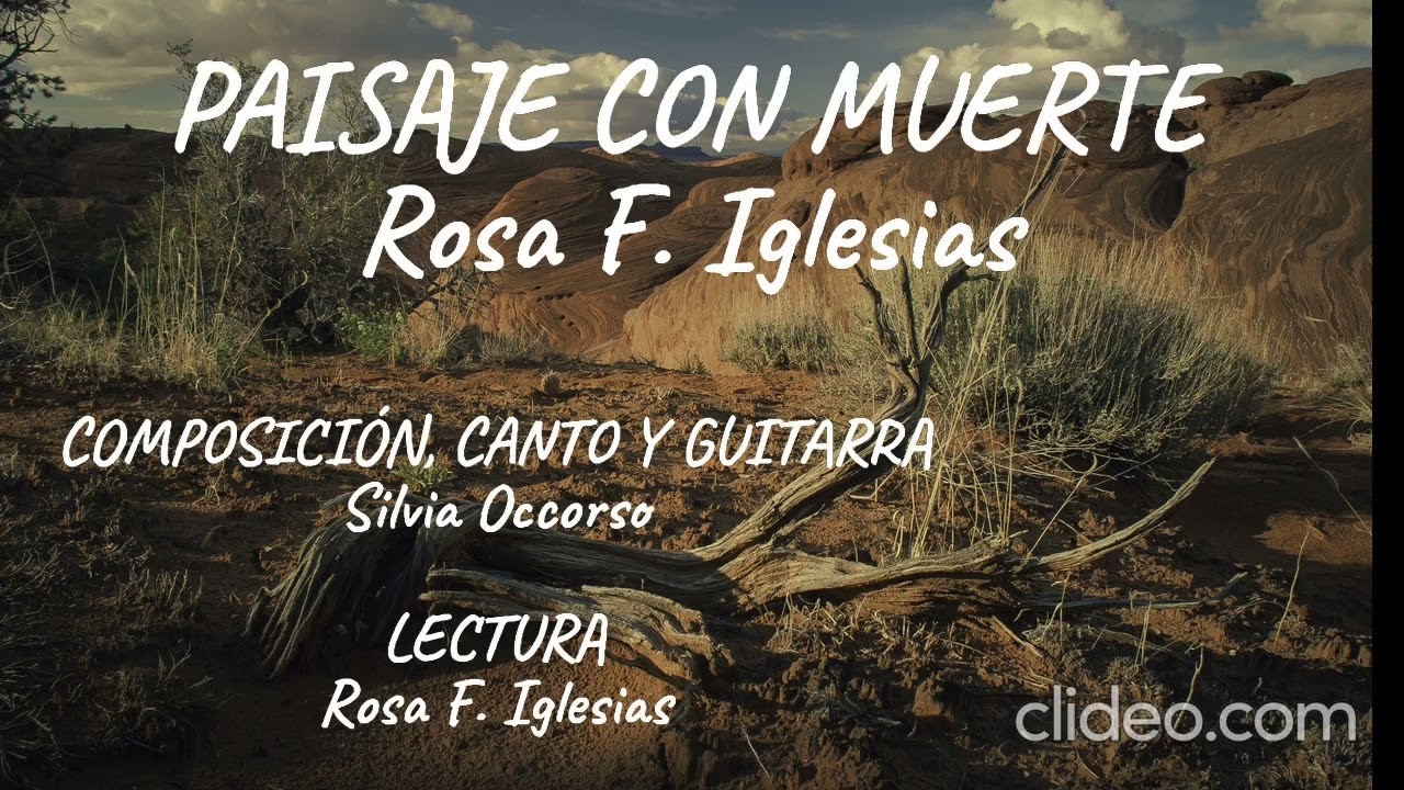 PAISAJE CON MUERTE de Rosa F. Iglesias 