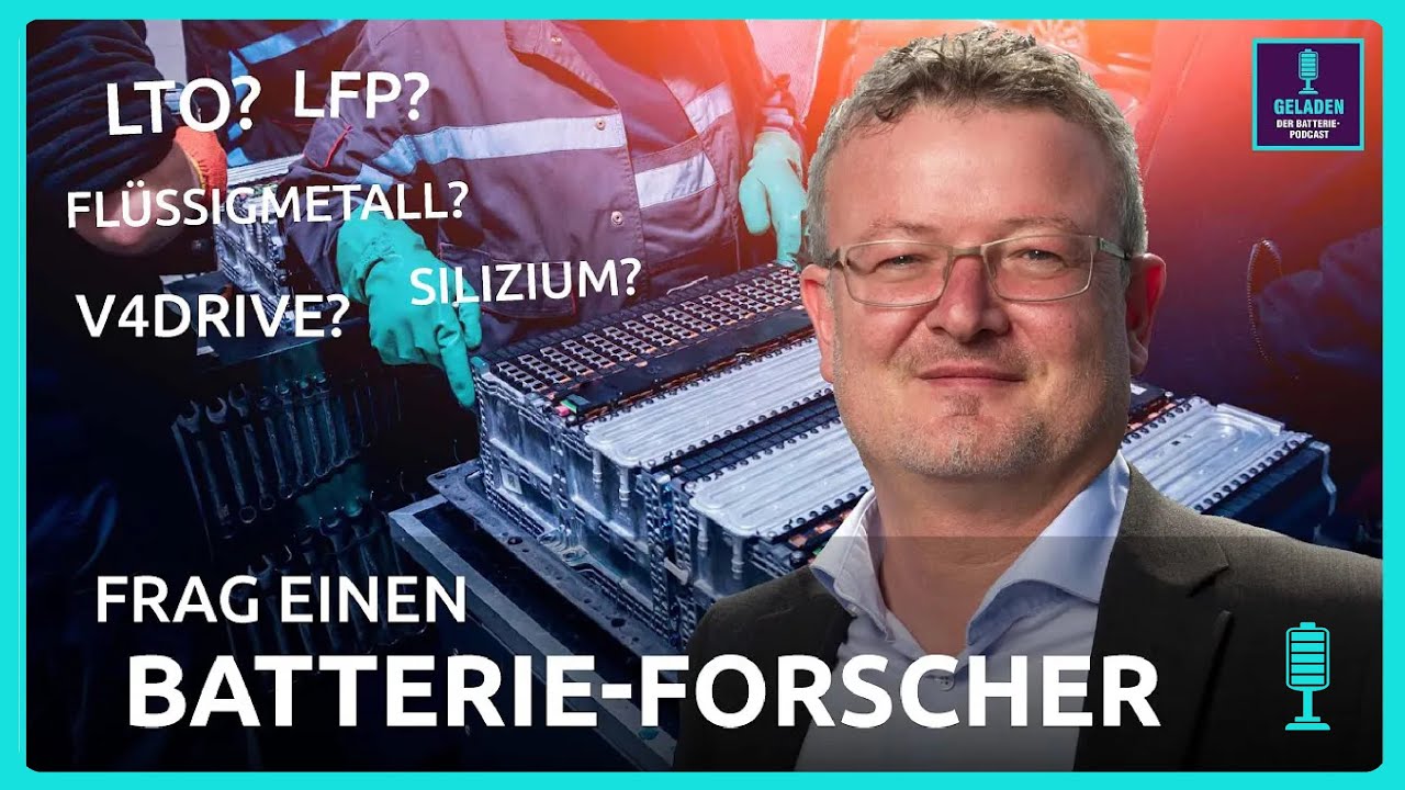 Prof. Maximilian Fichtner - 25 Fragen an einen Batterieforscher | Geladen Podcast