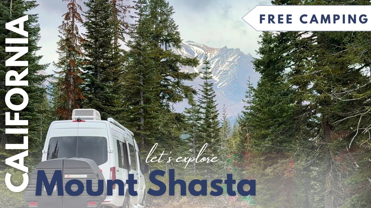 WE DIDN'T EXPECT THIS - Storms and Snow: Boondocking Mount Shasta to Lassen Volcanic National Park