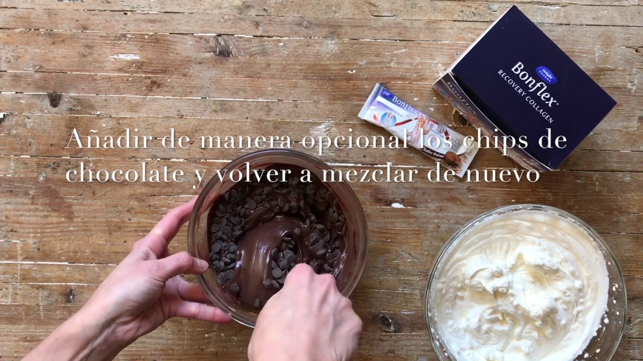 Receta casera de Helado de Chocolate con Bonflex Recovery Collagen