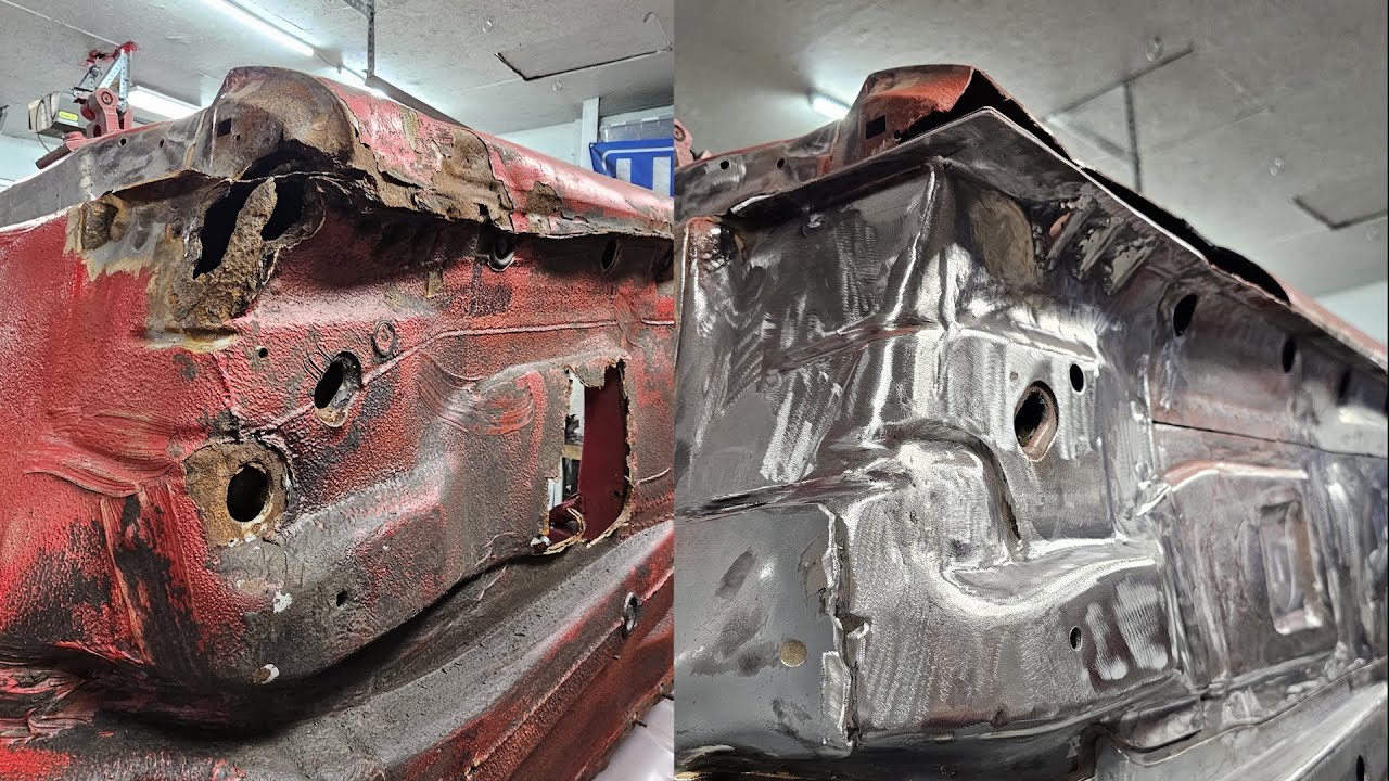 Busted pinch weld and rust repair // VW Golf mk3 - Harlequin pt.5