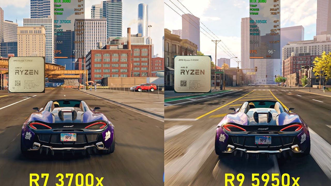 AMD Ryzen 7 3700x vs AMD Ryzen 9 5950x &ndash; 6-game test with RTX 3080