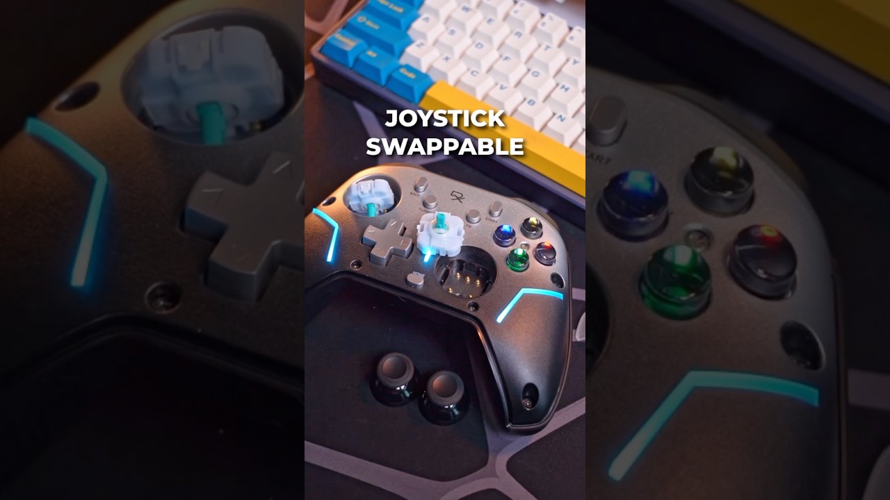 Seriously, the joystick for a 600 thousand rupiah gamepad is already swappable??? #gamepad #rexus...