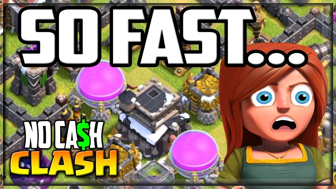 HOW Did We Go SO FAST?! Clash of Clans No Cash Clash 29