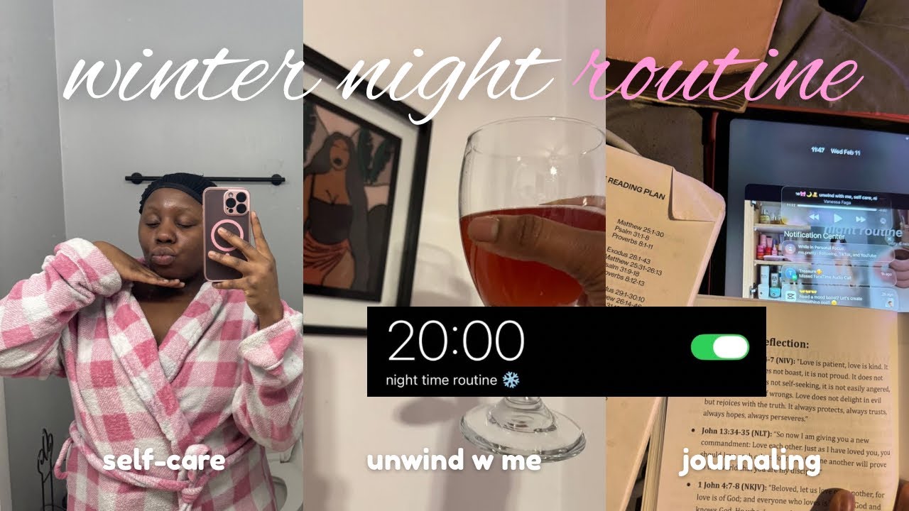 COZY WINTER NIGHT ROUTINE ❄️ | self care, skincare & soft life vibes
