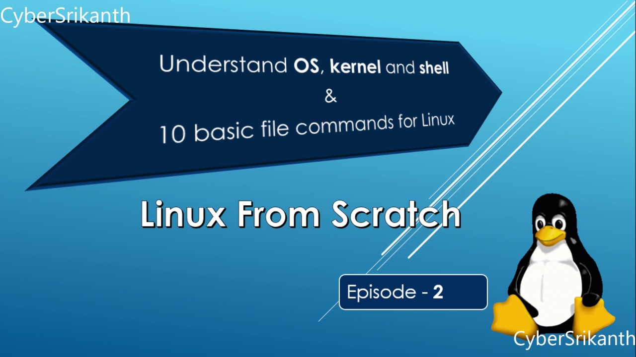 Understand OS, Kernel & Shell.Learn basic commands | Linux From Scratch (for beginners) LFS-EP-02