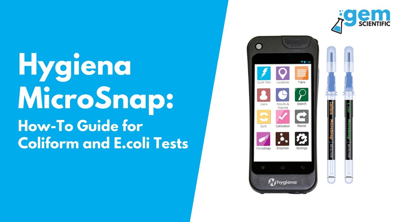 Hygiena MicroSnap - How To Guide for Coliform & Ecoli Tests