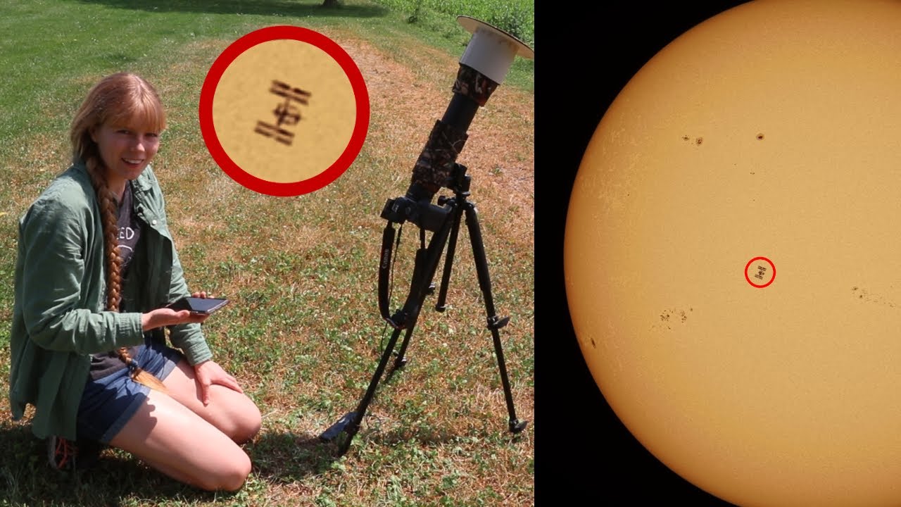 Die ISS vor der Sonne fotografieren!