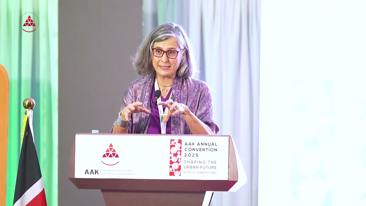 Keynote Speaker Ms. Anacláudia Rossbach at the AAK Annual Convention 2025.