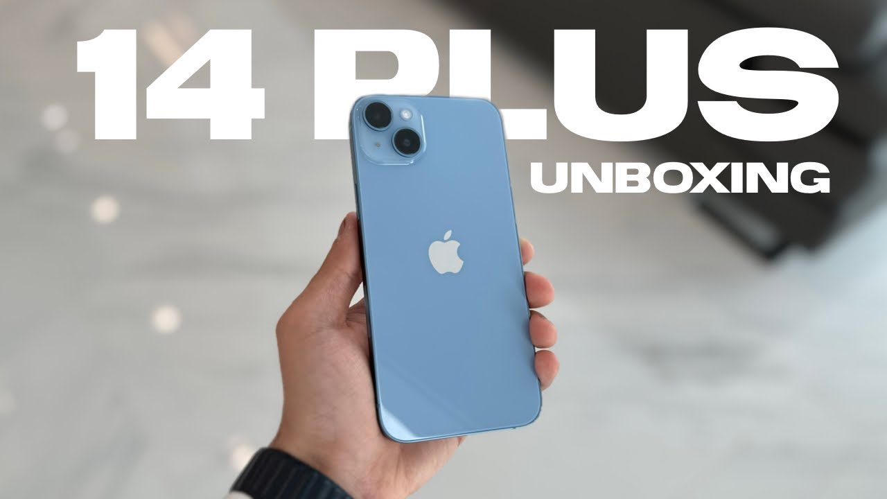 iPhone 14 Plus BLUE Unboxing + First Impressions