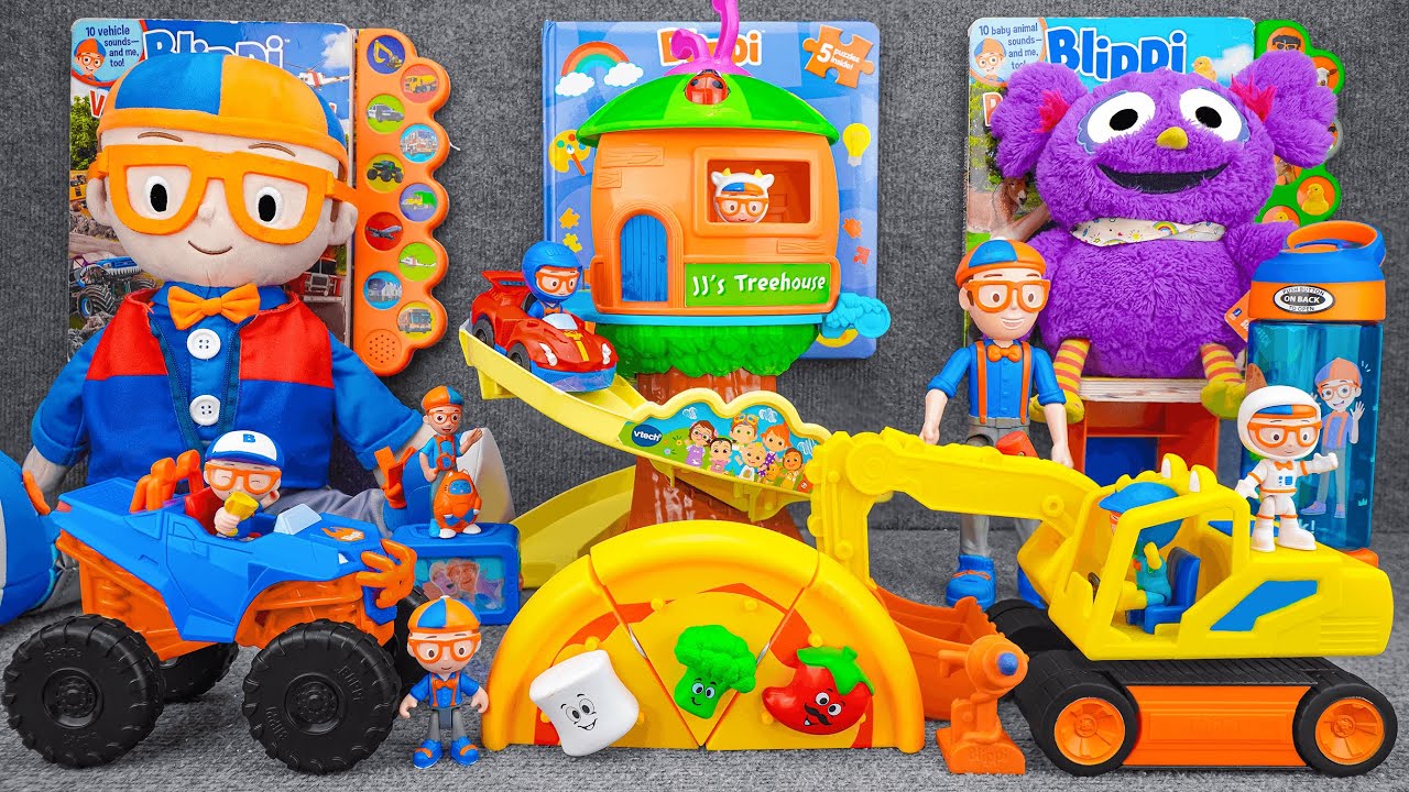 63 Minutes Satisfying with Unboxing Cute Blippi Dinosaur Park Toys Collection ASMR | Review Toys