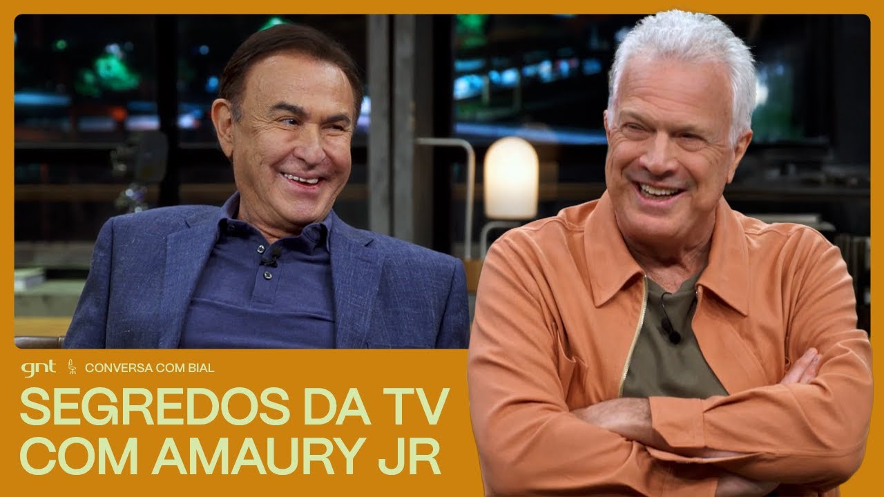 Amaury jr. DESCOBRINDO talentos da TV? | Conversa Com Bial | GNT
