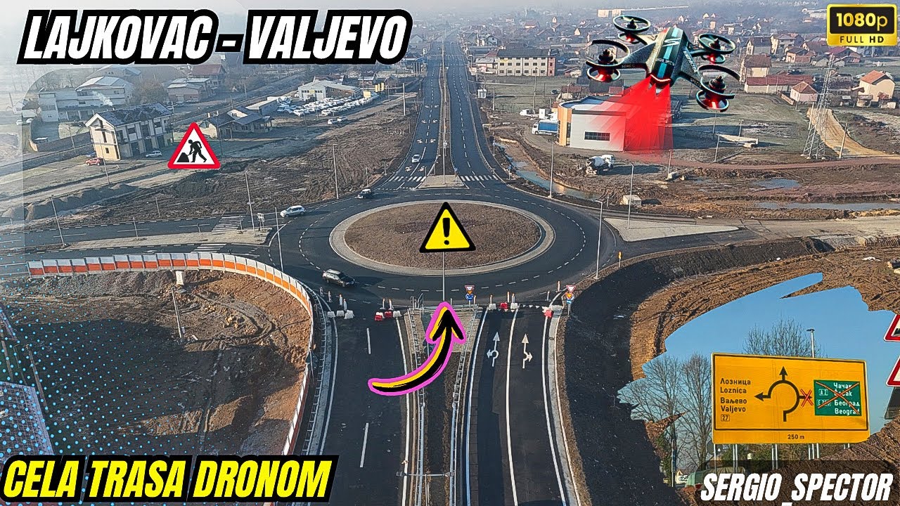 Brza saobraćajnica Lajkovac - Iverak - Valjevo, sve je spremno za otvaranje, Kružni tokovi #valjevo