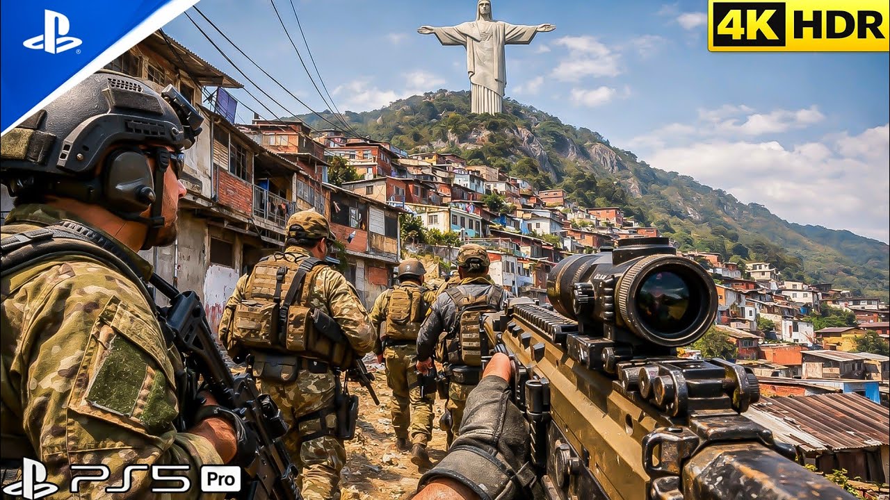 (PS5) ESCAPE FROM BRAZIL LOOKS SCARY | Realistic ULTRA Graphics Gameplay [4K 60FPS HDR] Call of Duty