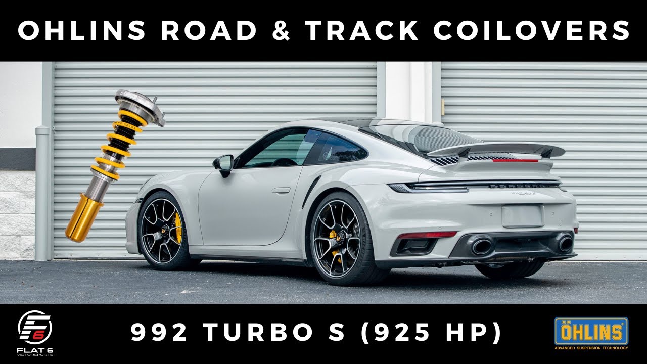 Porsche 992 Turbo S – установлены койловеры Öhlins Road & Track (мощность 925 л.с.)