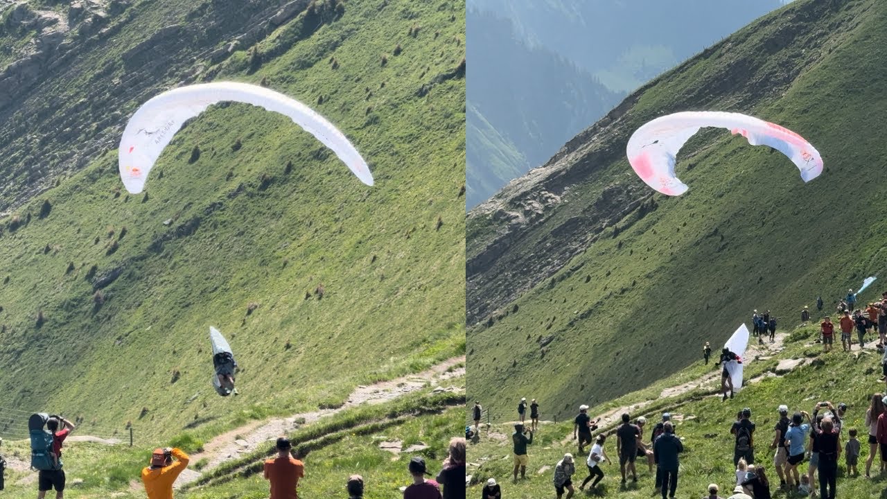 Red Bull X-Alps 2025 | Top Landings & Launches | Turnpoint Niesen