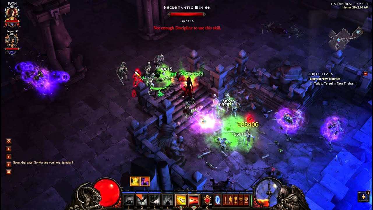 380,000 damage, MP10 Demon Hunter, Diablo 3.