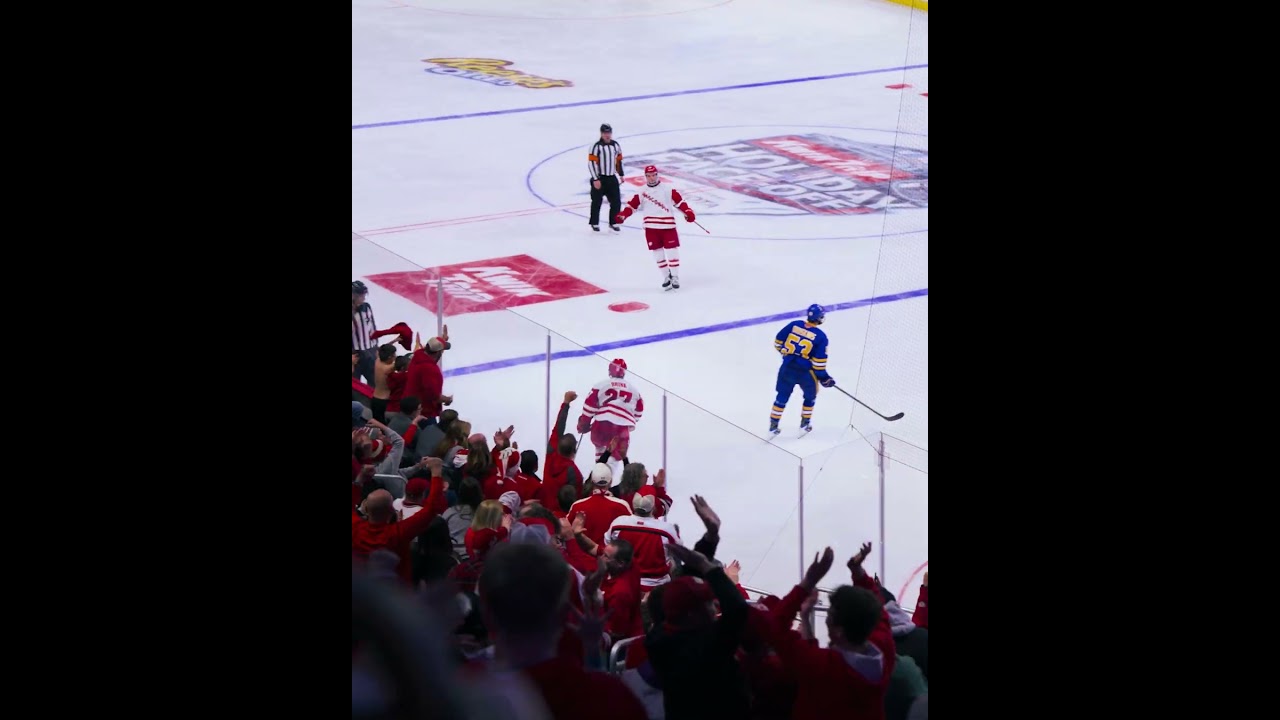 WINNER, WINNER, FINN BRINK SPINNER 🫨 || Wisconsin men's hockey 