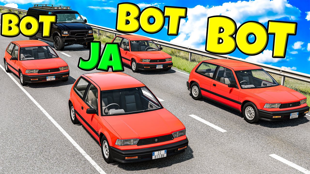 ❄️ KT&Oacute;RYM NPC JESTEM! CZY PRZEJADĘ PRZEZ CAŁĄ MAPE!? | BeamNG Drive |