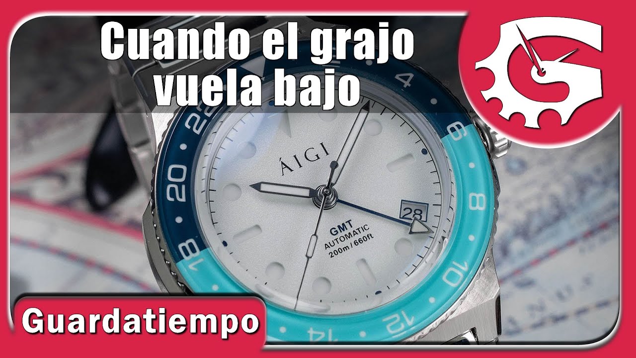 AIGI Watches Artic GMT. Cuando el grajo vuela bajo