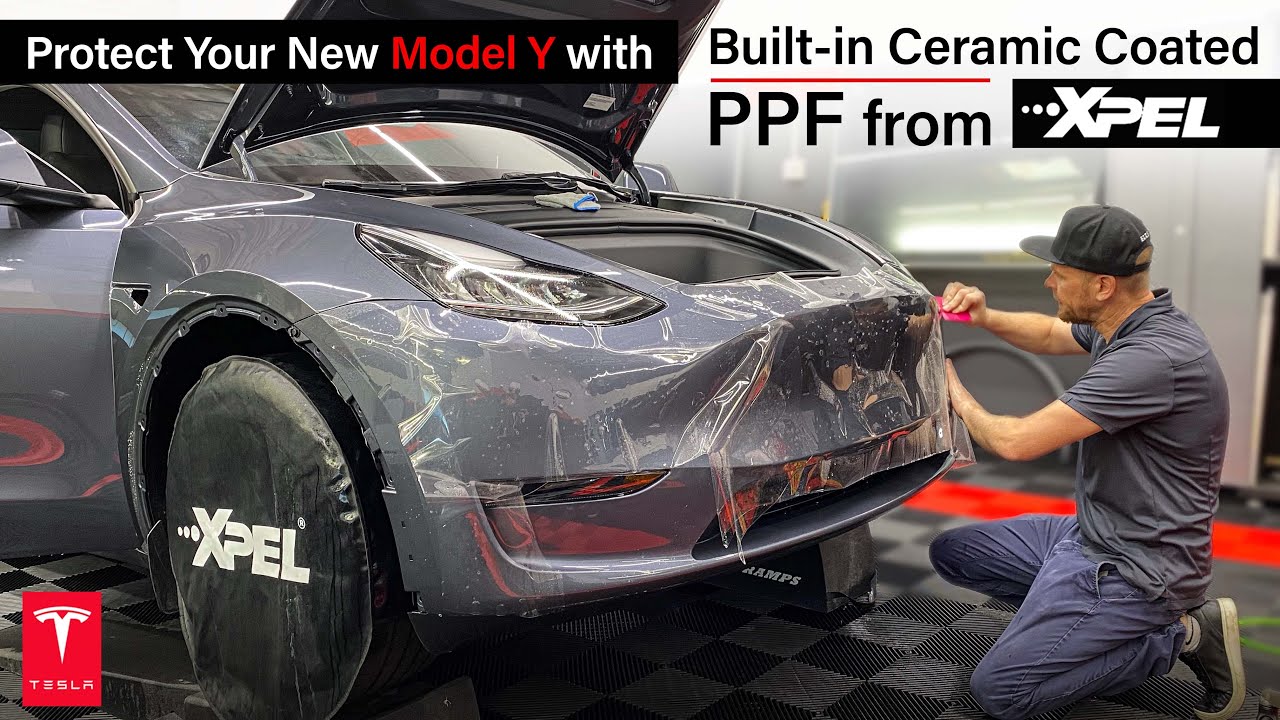 Watch this before you get PPF for 2023 Tesla Model Y / New Built-in Ceramic Coated PPF #tesla #ppf