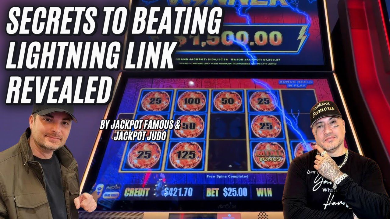 Секреты Lightning Link раскрыты @JackpotFamous и @JackpotJudo