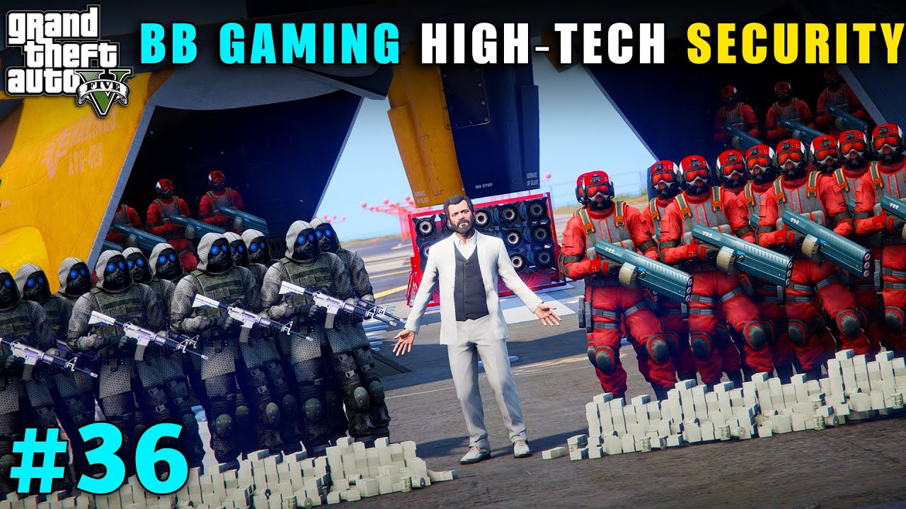 BB GAMING DANGEROUS HIGH-TECH SECURITY FOR MICHAEL  | GTA V GAMEPLAY #36