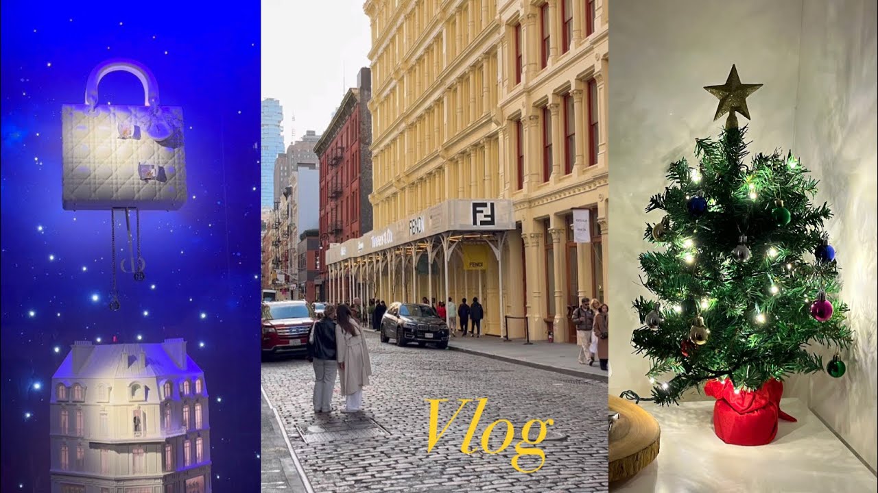 NY vlog. 땡스기빙, 블랙 프라이데이 쇼핑, 미니 크리스마스 트리 꾸미기, 끝없는 택배 뜯기, 오랜만의 휴가