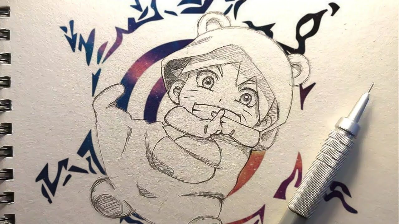 Boruto Uzumaki Çizimi - Anime Nasıl Çizilir / Boruto:Naruto Next Generations