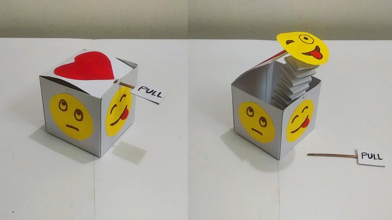 POP OUT Suprise Box | Pull Out Gift Box | DIY Crafts | Kid crafts 