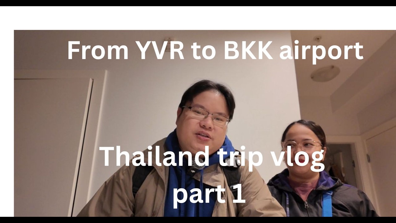 My Thailand trip vlog 1 - YVR to HKG airport plaza premium lounge review + Arrival to BKK airport
