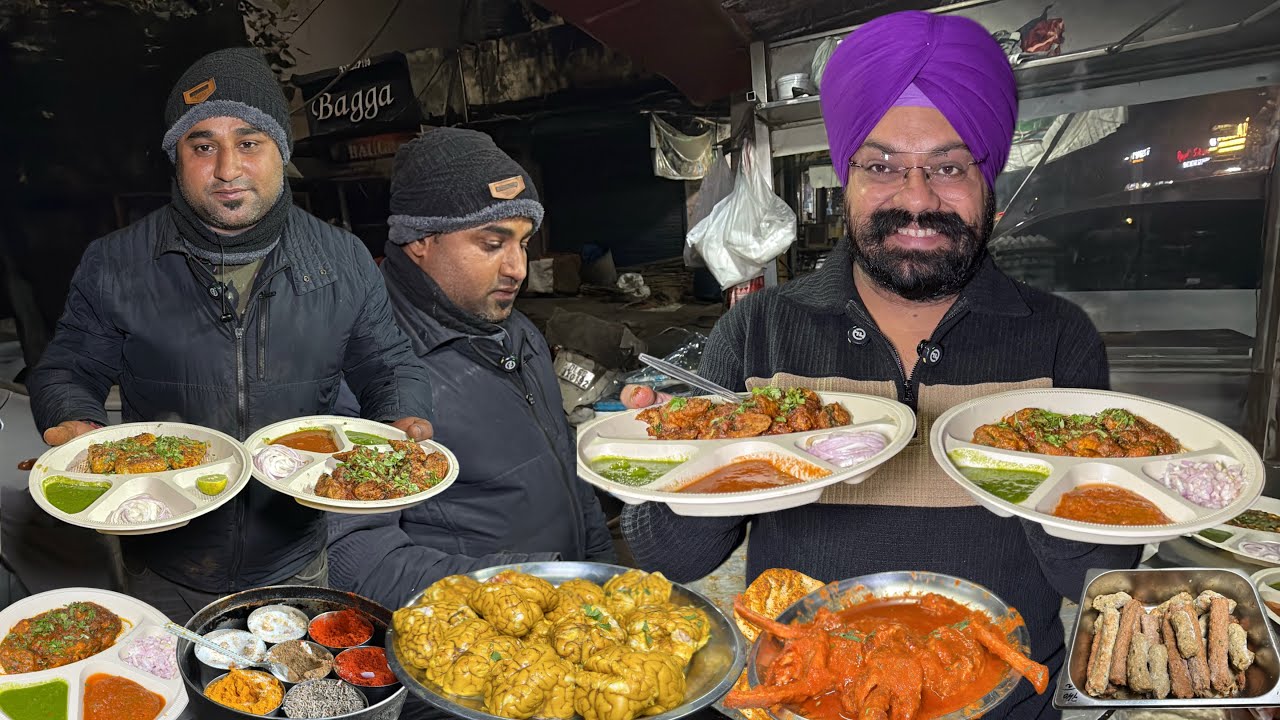 दिल्ली वाले तवा किंग का लाजवाब Non-Veg Street Food(सभ कुछ सिर्फ Amul Butter में)