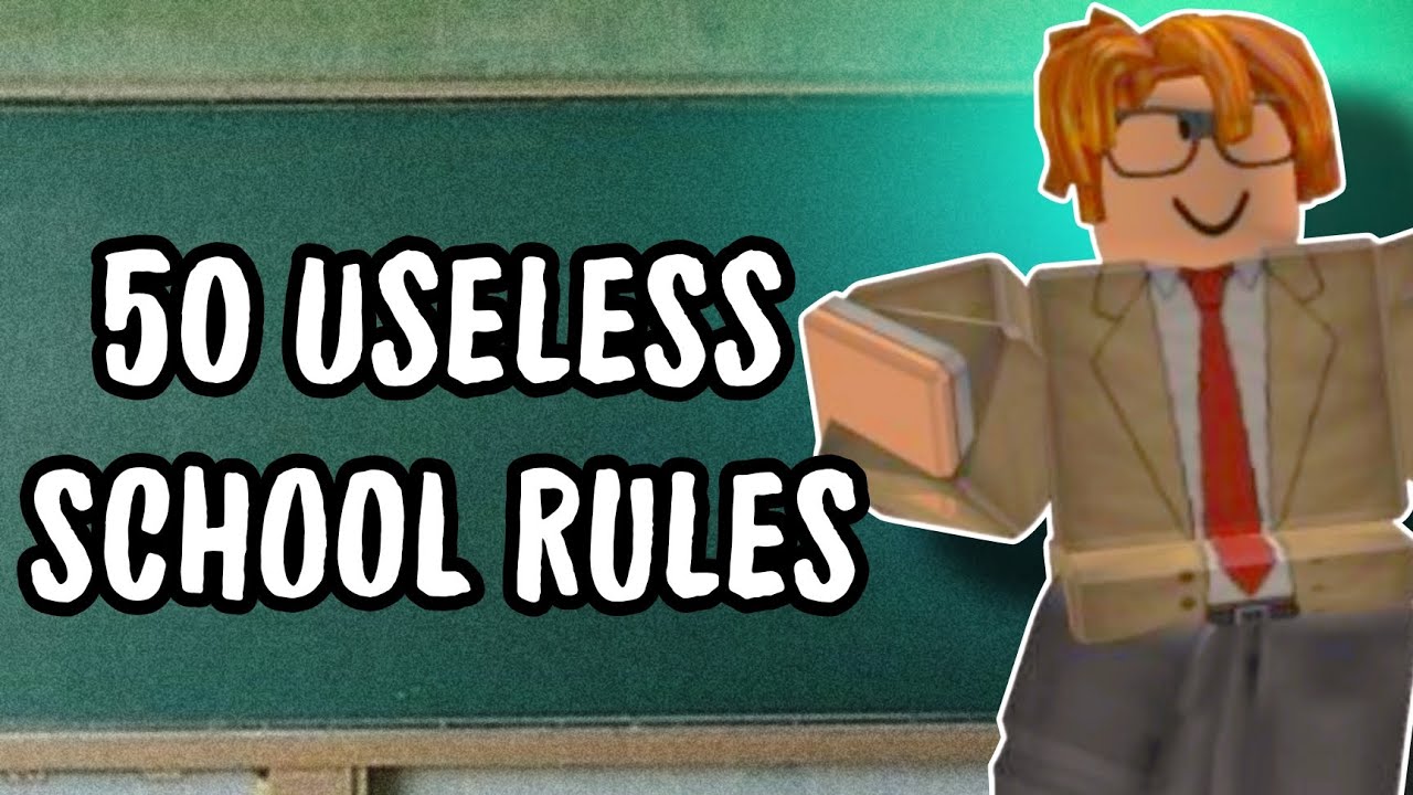 Ranking 50 Useless School Rules💀| Roblox Rants Compilation | Penguinrants