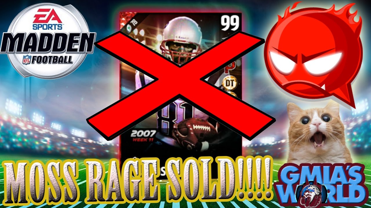 99 LTD RANDY MOSS RAGE SOLD! EA DID RANDY MOSS A HUGE DISSERVICE! MUT 17 PS4 RAGE!