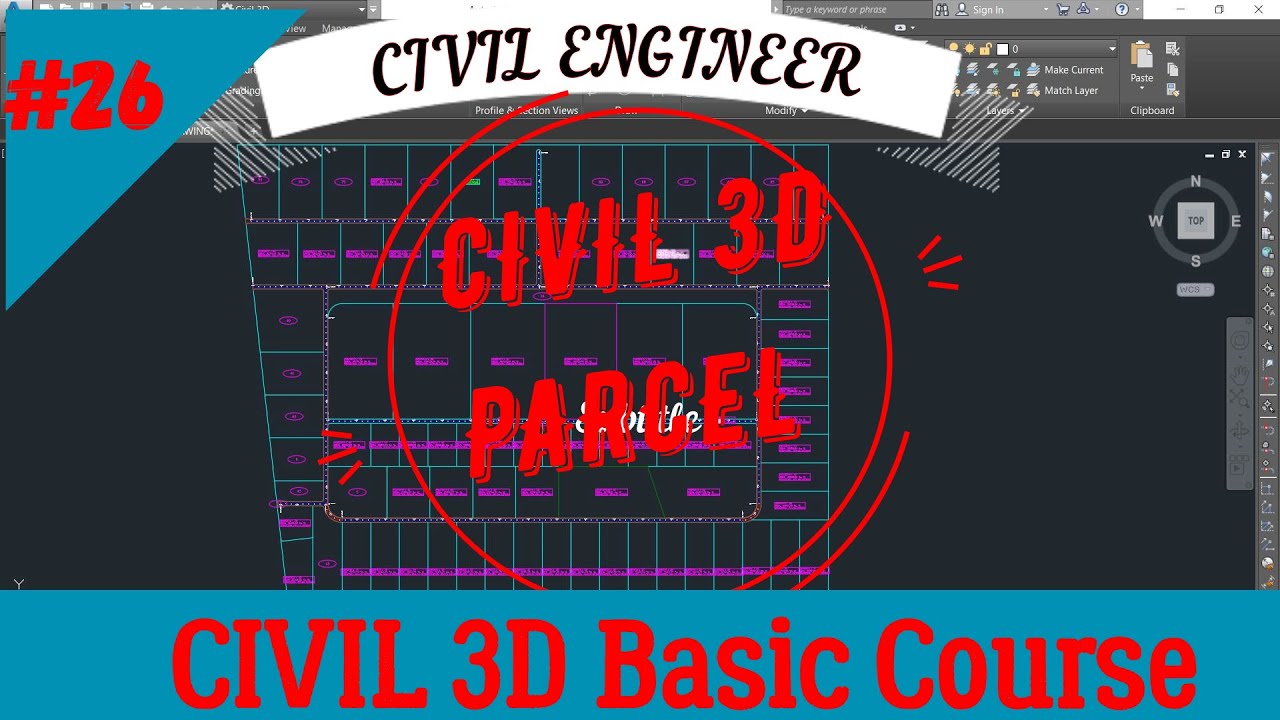 How to Create Parcel in Civil 3D | Parcel Creation Tools | How to split a plot of land in CIVIL 3D