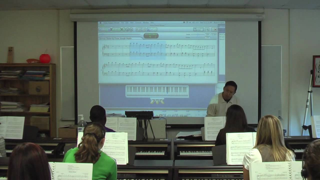 Technology in the Group Piano Lab