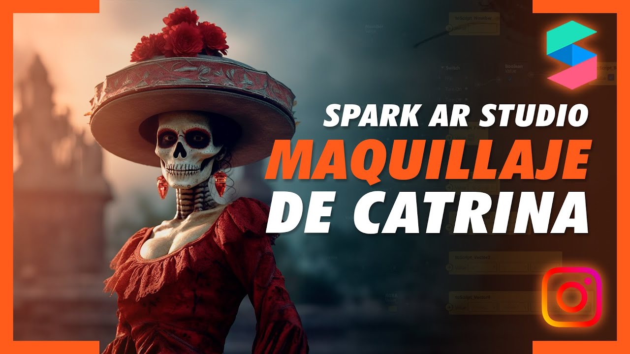 Efecto máscara de CATRINA  | TUTORIAL Spark AR Studio