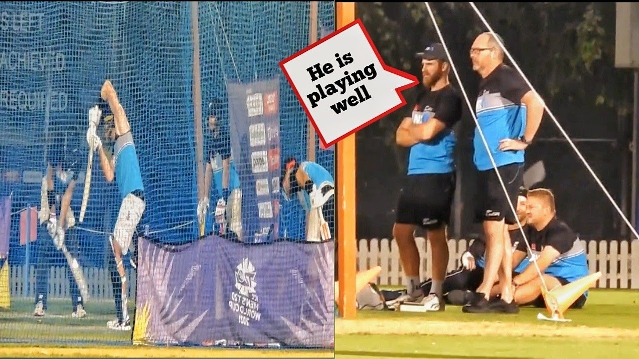 New Zealand team intense practice session before T20 WC 2021 final against Australia