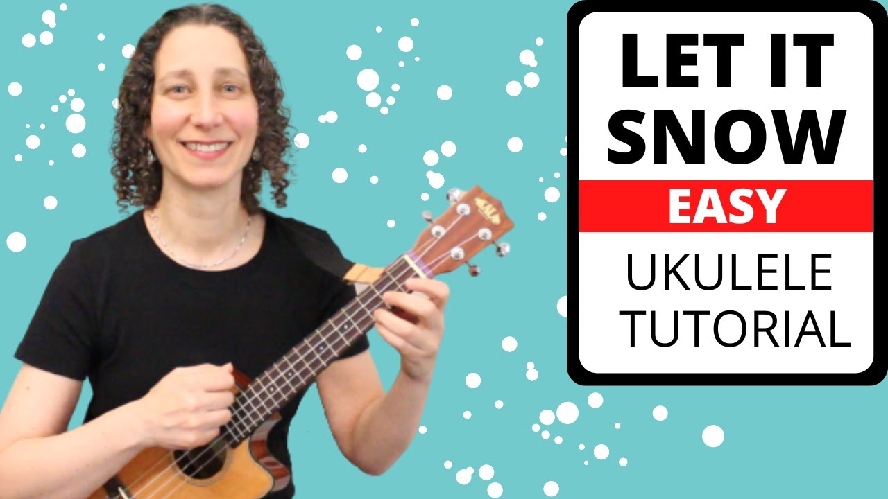 3 Beautiful Ways To Play Let It Snow On Ukulele ⛄ EASY Strumming to Fingerpicking & Play Along!