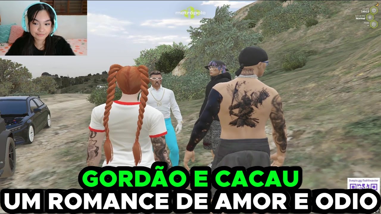 CACAU FOI FORJADA PELO GORDÃO NA FRENTE DO CONNOR