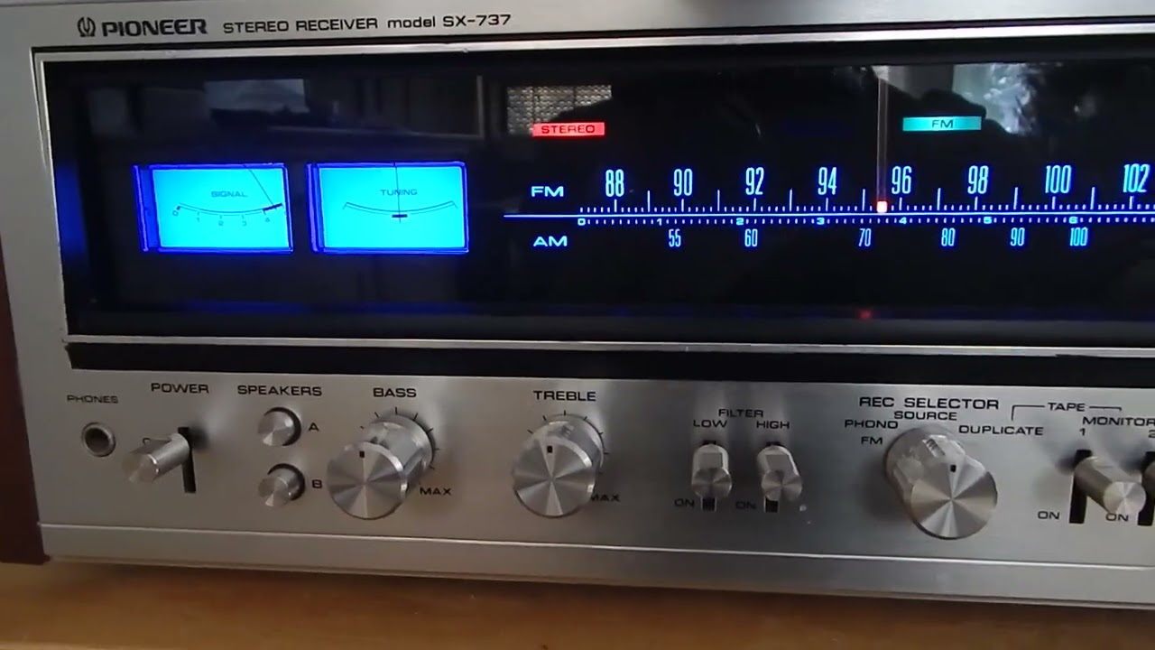 Pioneer SX-737 Stereo Receiver- Ebay Listing