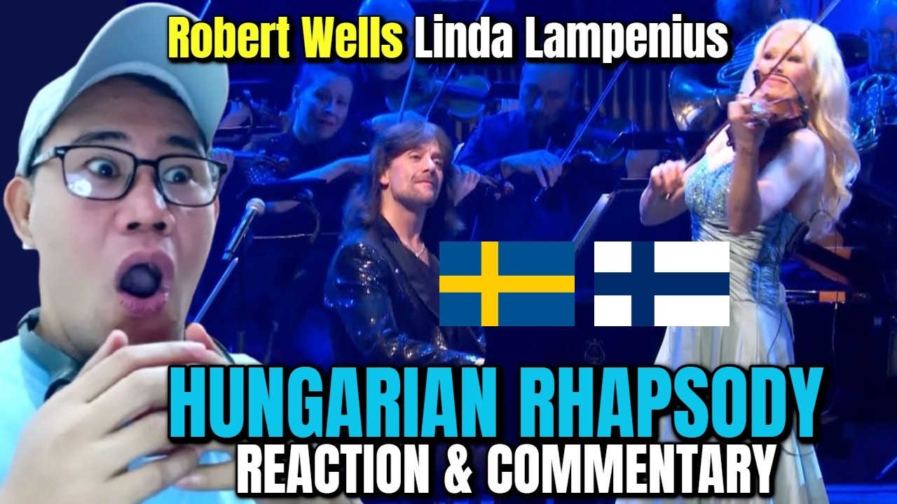 Реакция на песню Linda Lampenius x Robert Wells - Hungarian Rhapsody