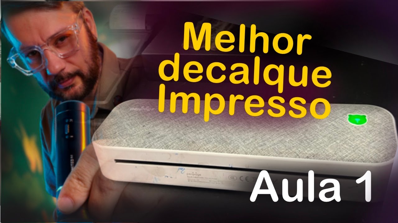 #Aula 1 - Impressao de decalque - Impressora termica