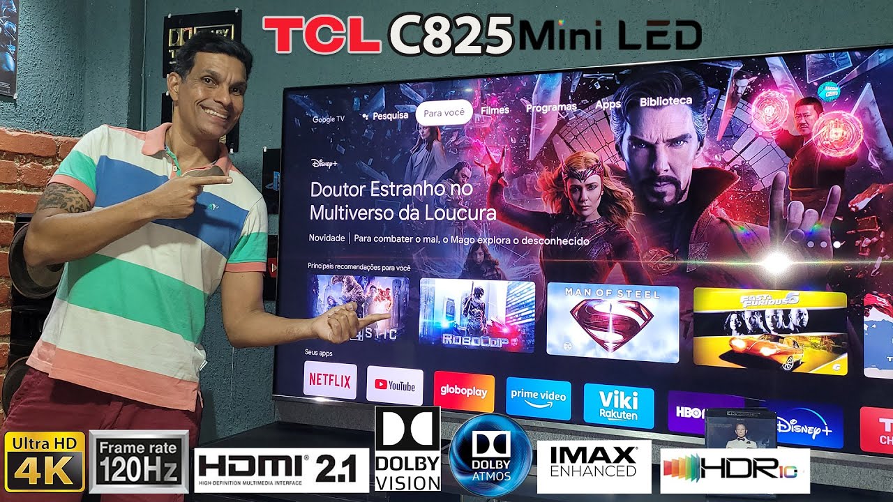 TCL C825 PRIMEIRAS IMPRESSÕES E ANÁLISE