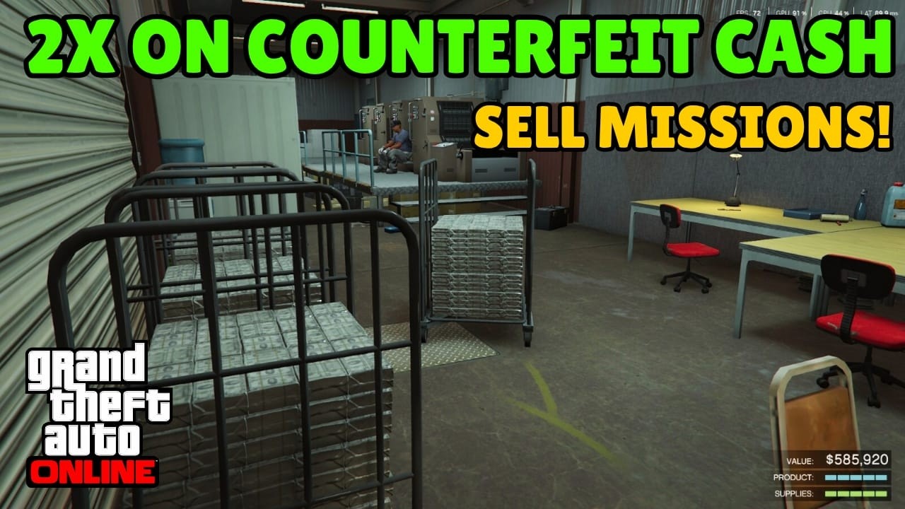 BEST Way to Make Money This Week in GTA Online! 2X GTA$ Counterfeit Cash