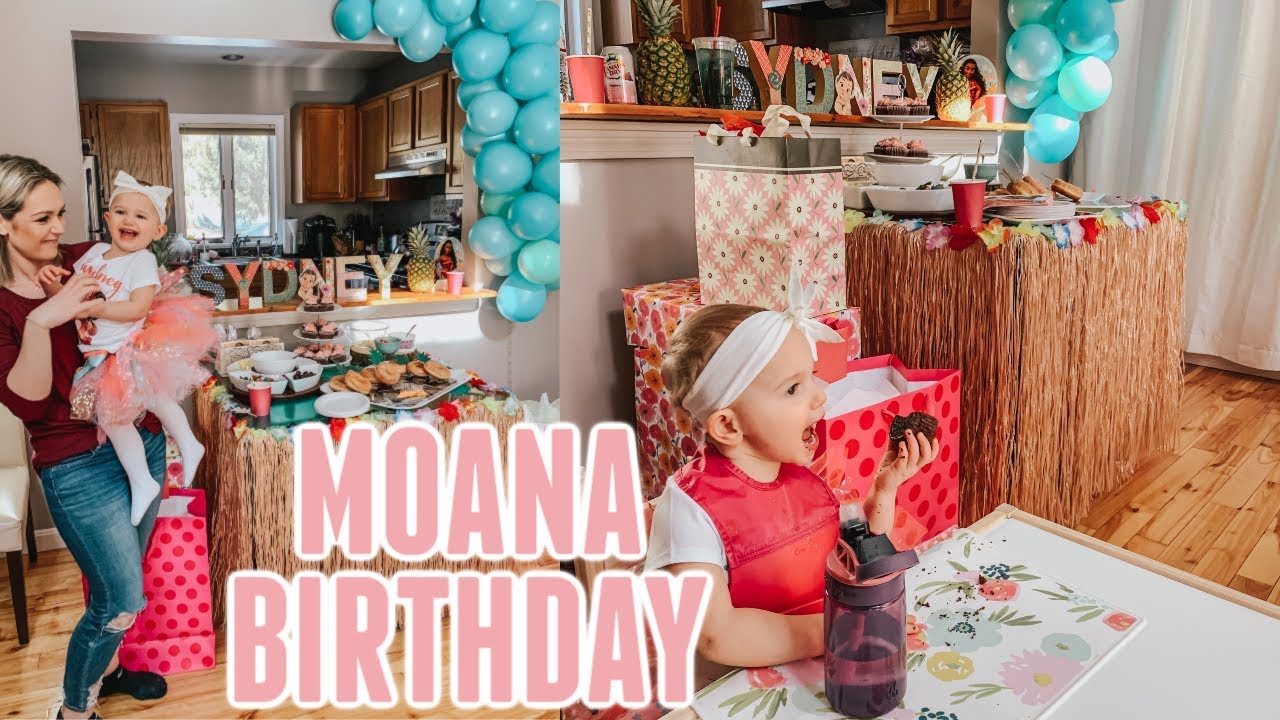 SYDNEY'S MOANA BIRTHDAY PARTY| DIY IDEAS| Tres Chic Mama