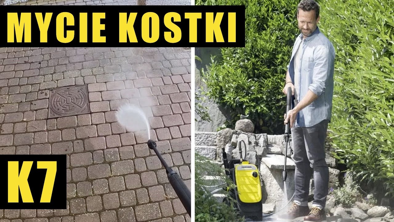 Karcher K7 Compact - test. Mycie kostki karcherem. Myjka wysokociśnieniowa